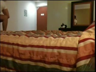 Oversexed latino cheating wife fucking with teenager in hotel room